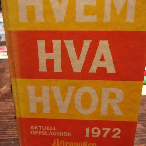 KR 5 HVEM HVA HVOR 1972