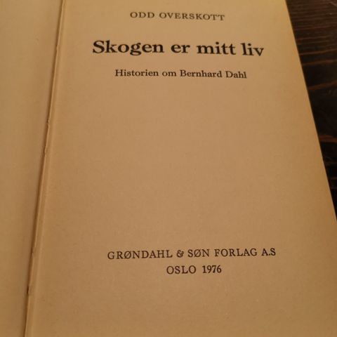 KR 5 SKOGEN ER MITT LIV ODD OVERSKOTT 1976