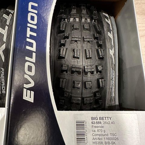 Schwalbe sykkeldekk Big betty 26x2,40 870 gr