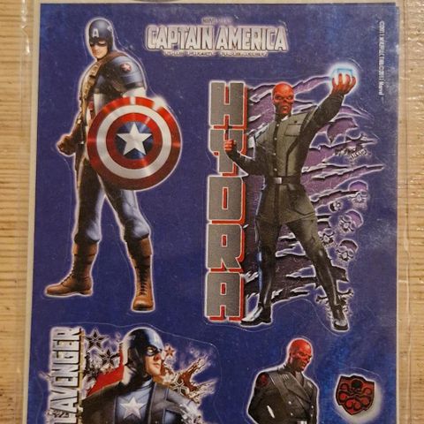 Captain America Sticker / Klistremerker