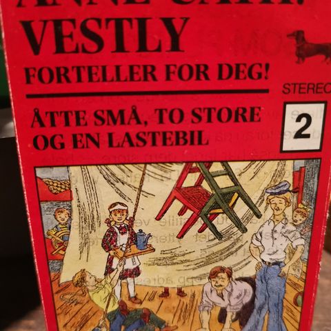 KR 40 ANNE CATH VESTLY FORTELLER  ÅTTE SMÅ TO STORE OG EN LASTEBIL 1990  2