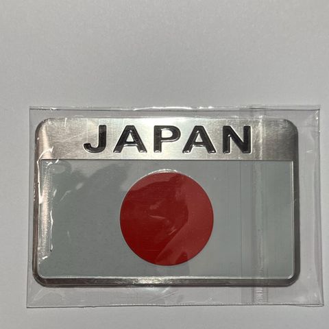 Klistremerke flag Japan