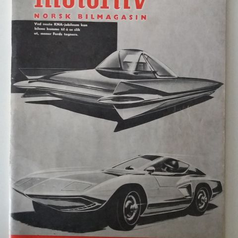 KNA MOTORLIV Norsk Bilmagasin -blader (1967/1968)