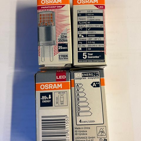 Osram G9 3,5 watt