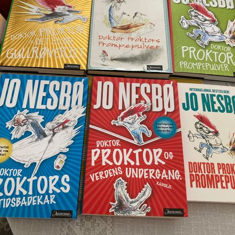 Doktor proktor.  Jo Nesbø.  Flere bøker