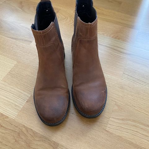 Vintersko/boots i skinn