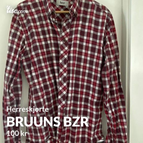 Bruuns Bazar rutete skjorte