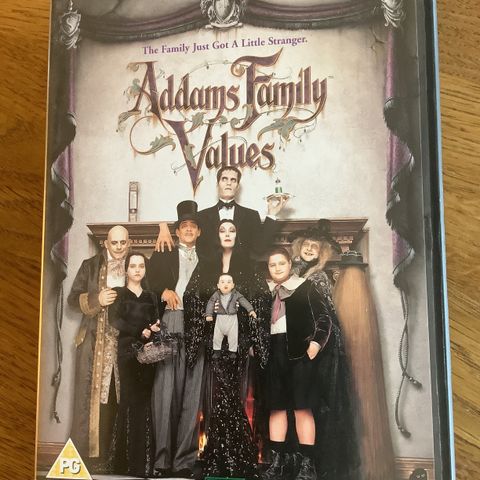 Action Addams Family Values Sjelden utgave.The family just got a Little stranger