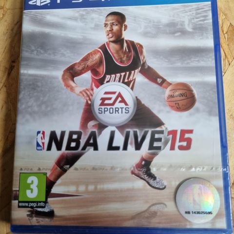 Uåpnet PS4 NBA Live 15 fortsatt forseglet