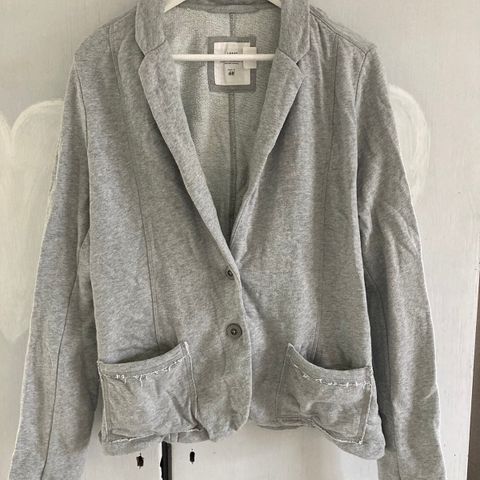 Dressjakke i sweatshirtstoff str XL