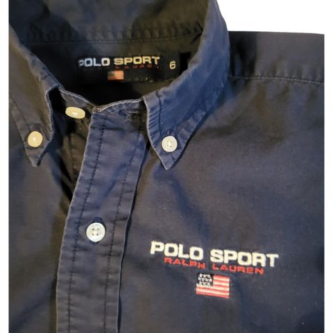 POLO SPORT Ralph Lauren  skjorte. Str. 6 år.