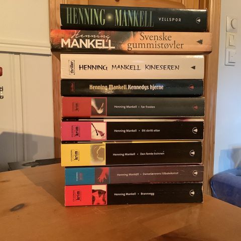 Pocketbøker av Henning Mankell
