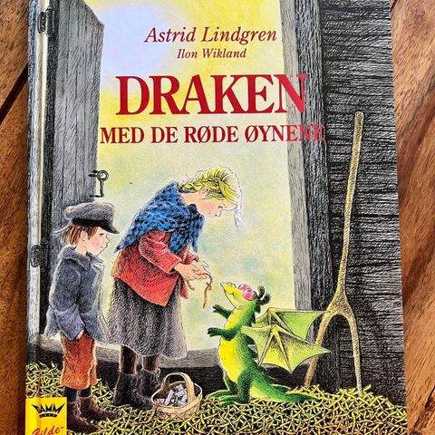 Barneboken Draken med de røde øynene av Astrid Lindgren