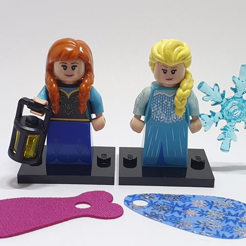 LEGO Frozen - Elsa & Anna (coldis2-9 + coldis2-10) Disney CMF Series 2