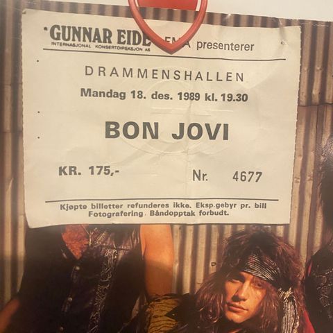Bon Jovi program 1988