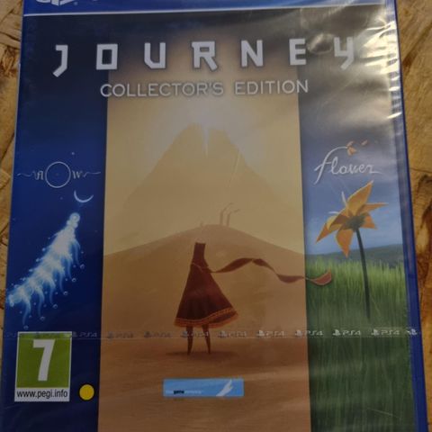 Uåpnet PS4 Journey Collector's Edition fortsatt forseglet