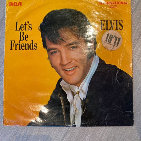 Elvis lets be friends LP/vinyl