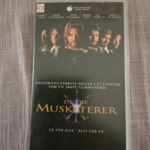 De tre musketerer- VHS