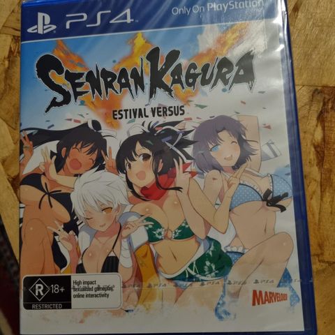 Uåpnet PS4 Senran Kagura Estival Versus 18års aldersgrense! fortsatt forseglet