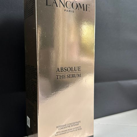 Ansikts serum exclusivt pakke og ingrediense Lancome sin beste anti aging serum