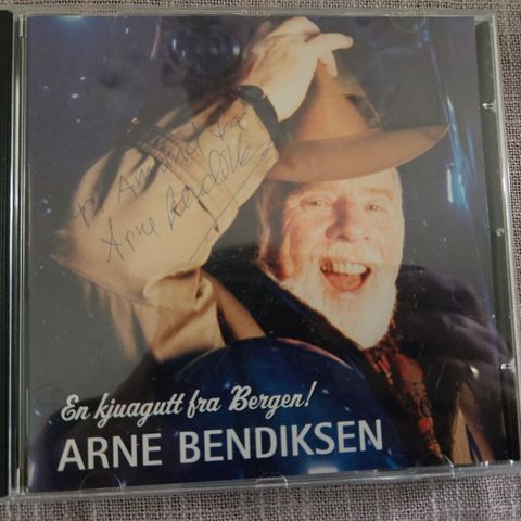 Arne Bendiksen - en kjuagutt fra Bergen - cd- signert