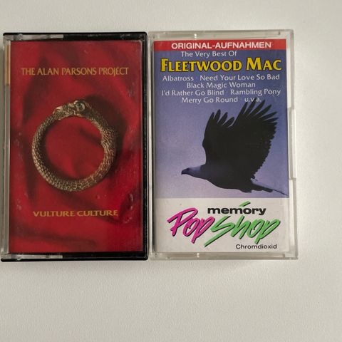 Fleetvood Mac / the Alan Parsons Project kassetter