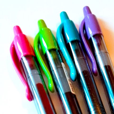 Nydelige farger! Penner x 4! Scrapbooking, journaling, hobby, mm!
