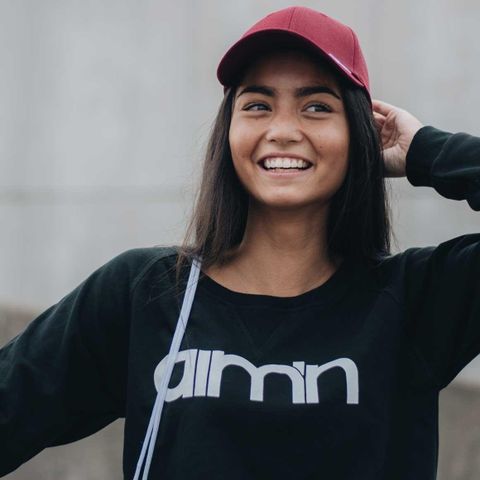 Ny Aim'n black sweatshirt