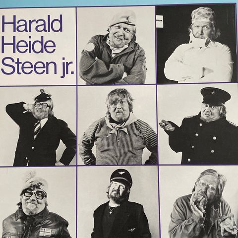 LP plate med Harald Heide Steen jr i meget god stand