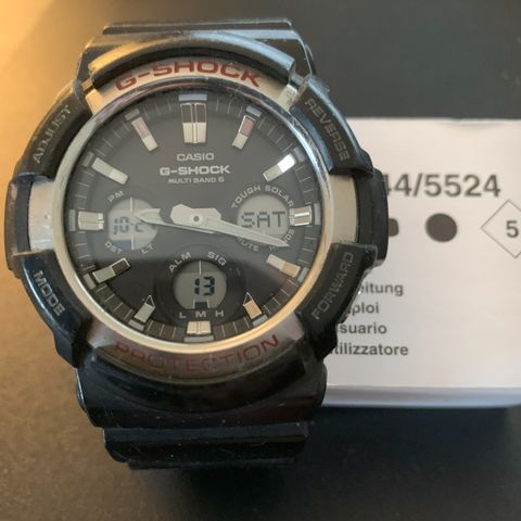 Casio G-SHOCK 5444/5524 Solar Powered, Radio Controlled