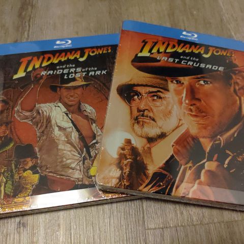 Indiana Jones 1 og 3 steelbook