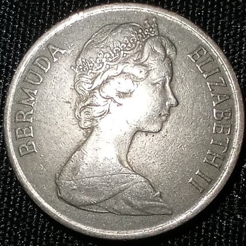 Bermuda 25 cents 1970 NY PRIS