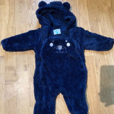 Bamse onepiece dress mørkeblå i str. 62