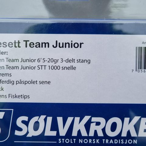 Fiskesett team junior