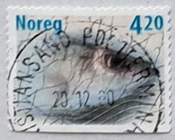 NK 1400. Fisk og redskap II. Stemplet Kristiansand Postterminal 20.12.00