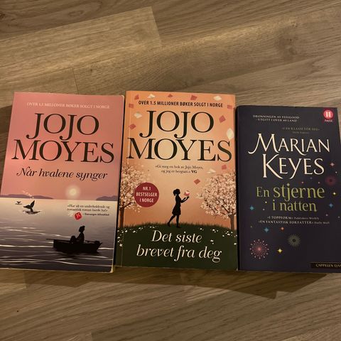 Romaner, Jojo Moyes / Marian Keyes