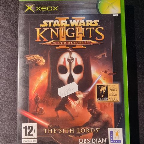 Star Wars Knights Of The Old Republic II - XBOX
