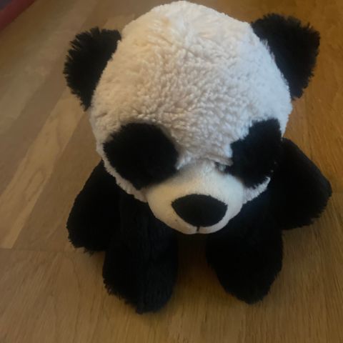Skjønn Panda plysj kosedyr 32 cm pent brukt