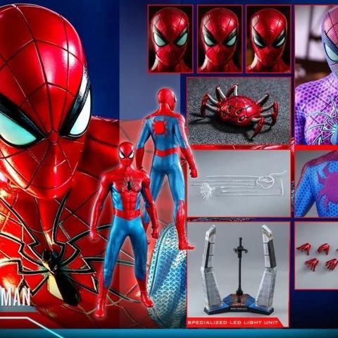 HOT TOYS VGM43 Marvel's Spider-Man (Spider Armor - MK IV Suit) 1/6 Action Figure