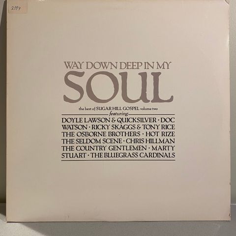 The best of Sugar Hill Gospel Vol. 2 - Way Down Deep In My Soul (NM- / NM-)