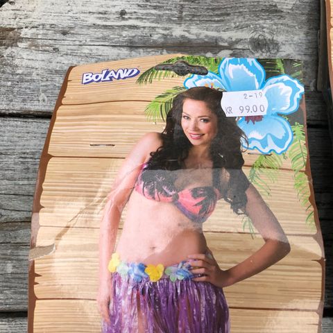 Opprydding Salg: Ubrukt Hawaiian Skirt.