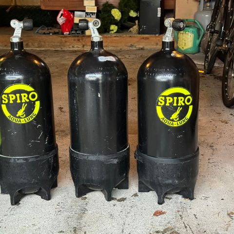 Dykkeflaske 12 liter 200 bar