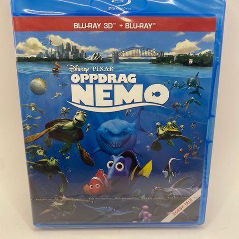 Oppdrag Nemo 3D Blu-ray (Ny i plast)