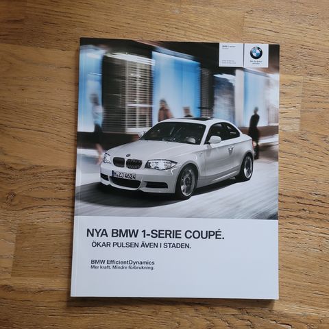 Brosjyre BMW 1-serien Coupe 2011