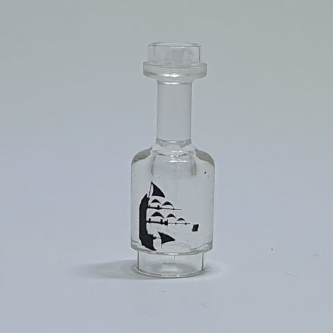 LEGO Flaske / Bottle with Black Sailing Ship (95228pb08)