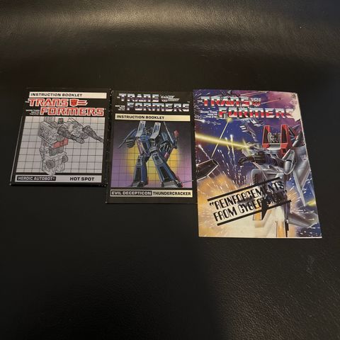 Transformers (G1, vintage) - brosjyrer