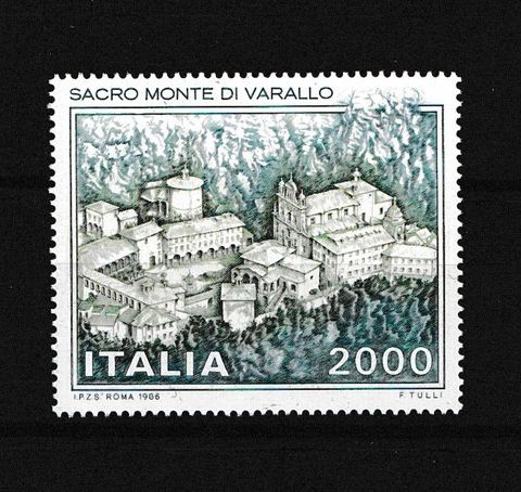 Italia 1986 - Det hellige berg i Varallo - postfrisk   (IT20)