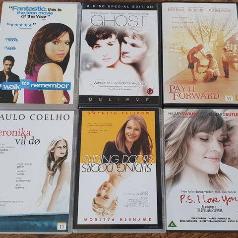 Diverse filmer DVD