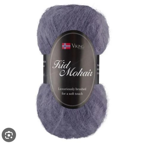 3 stk Viking kid mohair