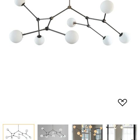 101 Copenhagen drop bulp  chandelier/ lysekrone